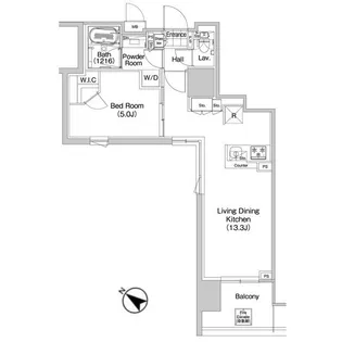 コンフォリア蒲田【3階】の間取り