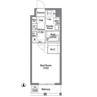 コンフォリア錦糸町DEUX【6階】の間取り