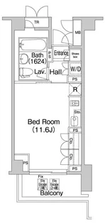 BRILLIA代官山プレステージ【2階】の間取り