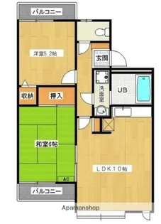 メゾンドヴェリテ【1階】の間取り