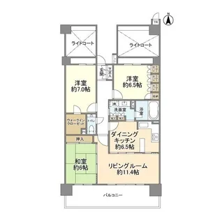 クリオレジダンス東京【5階】の間取り