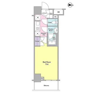 CASSIA両国【5階】の間取り