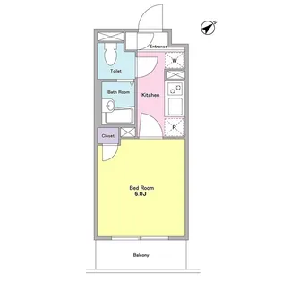 NTPRレジデンス大井町【1階】の間取り