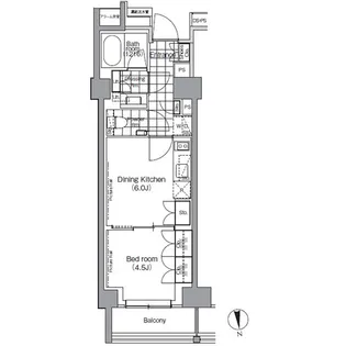 パークハビオ門前仲町【13階】の間取り