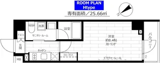 ステージグランデ茅場町【6階】の間取り