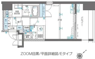 ZOOM目黒【10階】の間取り
