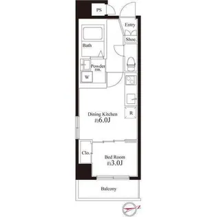 REGALO世田谷松陰神社【5階】の間取り