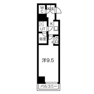 スパシエ日本橋エセンザ【2階】の間取り