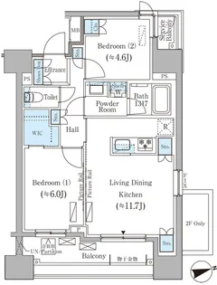 パークアクシス御茶ノ水ヒルトップ【10階】の間取り
