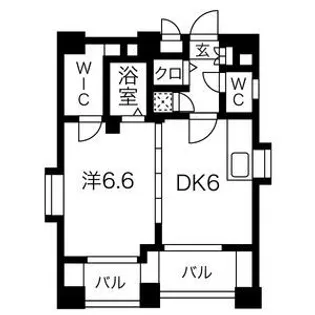 スパシエルクス門前仲町【7階】の間取り