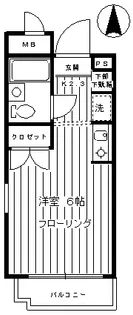 ファインコート等々力【2階】の間取り