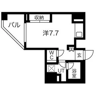 スパシエ蒲田グランドタワー【9階】の間取り