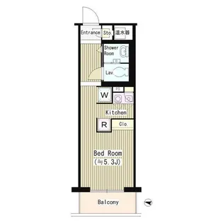 ラフィーヌ芝公園【2階】の間取り