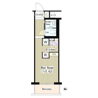 ラフィーヌ芝公園【4階】の間取り
