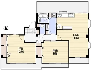 星野コーポ【3階】の間取り