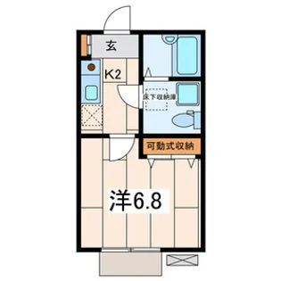 メゾン・ド・エスポア【1階】の間取り