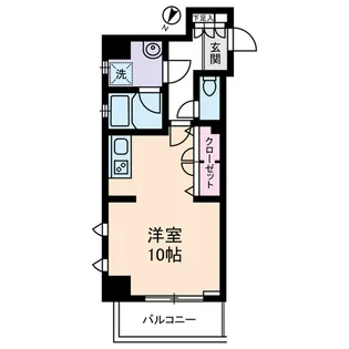 クオーレ西新宿【2階】の間取り