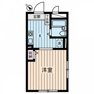 コーポ中山【2階】の間取り