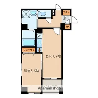 マルメゾン浅草橋【3階】の間取り