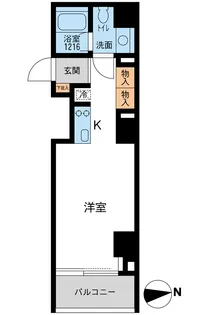 アーデン芝公園【0807号室】の間取り