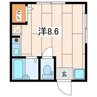 メイプル【1階】の間取り