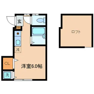 シティハウス東京大島【2階】の間取り