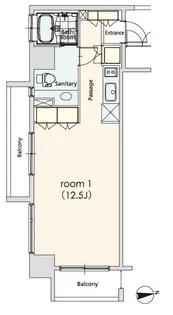 カスタリア芝公園【4階】の間取り