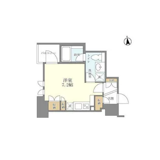 シティハウス東京新橋【2階】の間取り