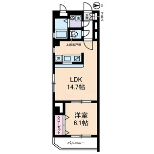 サン・ルミエール【3階】の間取り