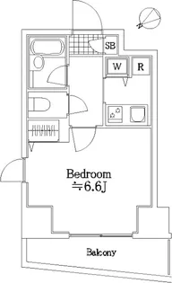 パレステュディオ五反田【11階】の間取り
