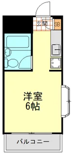 ユースフル祐天寺NO.1【3階】の間取り