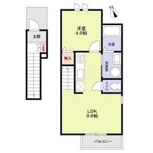 BELLWOOD【2階】の間取り