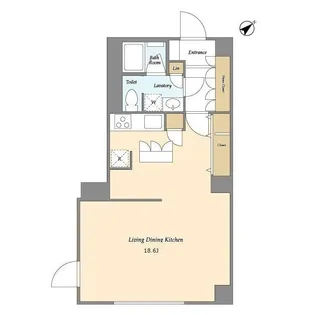 ミリアレジデンス南麻布【3階】の間取り