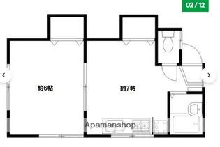 コーポシシド【202号室】の間取り
