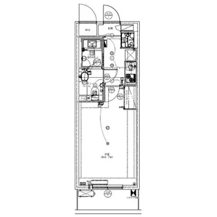 ミリアレジデンス赤坂【502号室】の間取り