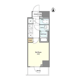 KDXレジデンス川崎【7階】の間取り