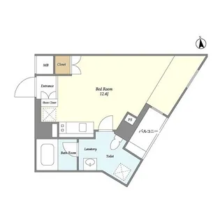 エスタート等々力【2階】の間取り