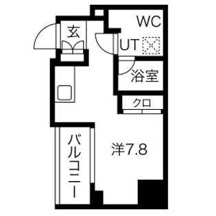 エルフォルテ五反田【6階】の間取り