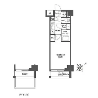 AIFLAT中目黒【3階】の間取り