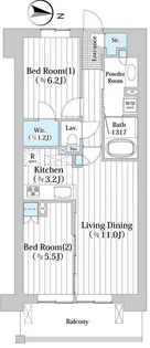 アビティグランデ砧 (C棟)【4階】の間取り