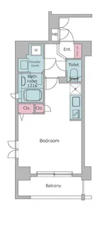 レジディア神田東【3階】の間取り