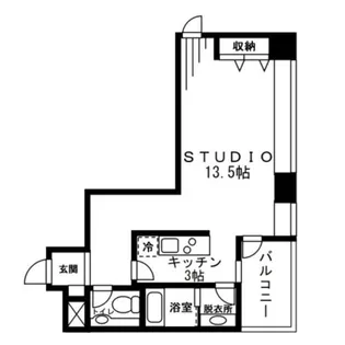 レジディアタワー麻布十番【5階】の間取り