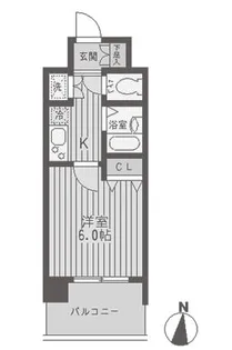 レジディア両国【2階】の間取り