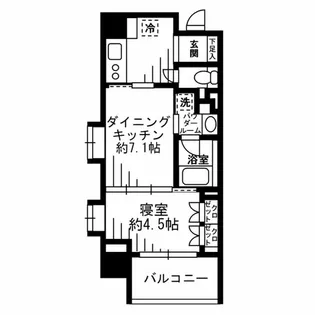 レジディア池尻大橋【3階】の間取り