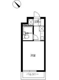 スカイコート鶴見第4【208号室号室】の間取り