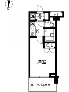 スカイコート東京ベイ・東雲【407号室号室】の間取り