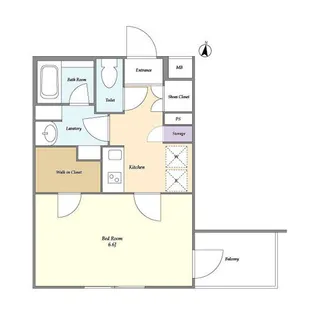 コンポジット中目黒【3階】の間取り