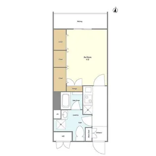 コンポジット中目黒【1階】の間取り