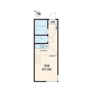 パークウェイ鶴見【1階】の間取り