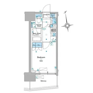 ルフォンプログレ品川大井【7階】の間取り